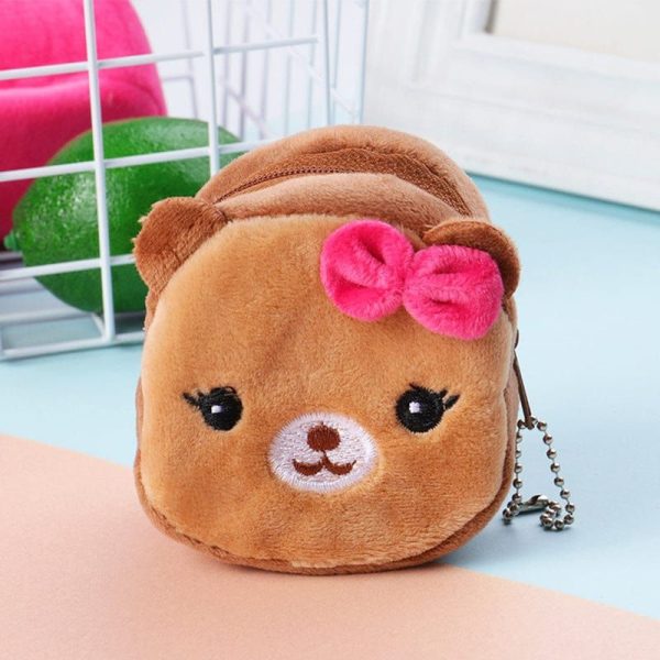 la belle oursonne - petit sac en peluche