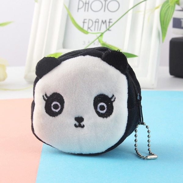 le panda câlin - petit sac en peluche