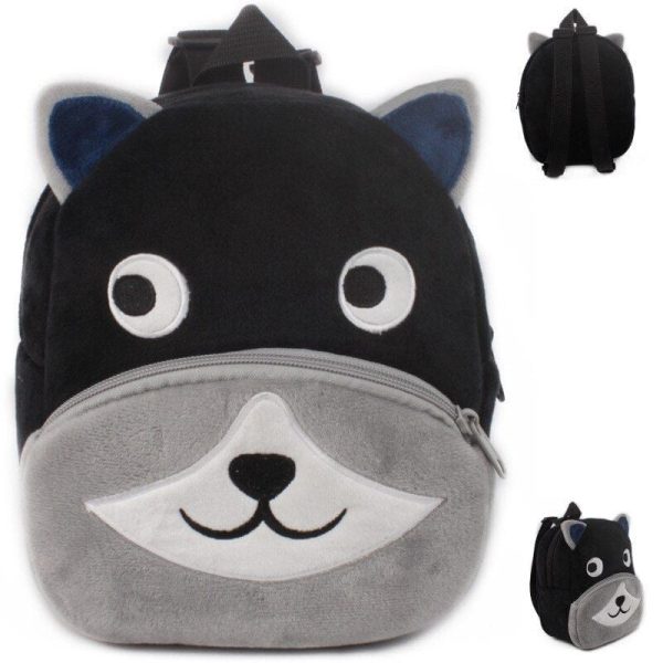 le petit loup - sac à dos en peluche