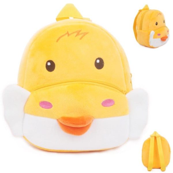 le petit poussin - sac à dos en peluche