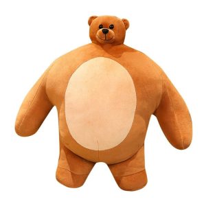 ours en peluche brun bodybuildé