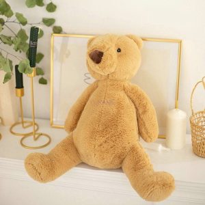 ours en peluche petit brun assis