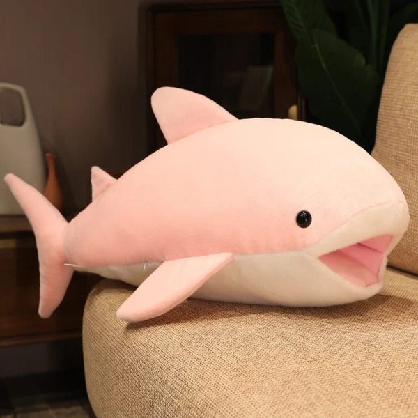 peluche baleine rose gentille