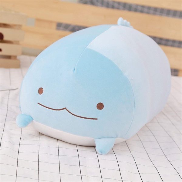 peluche baleine squishmallow bleu clair
