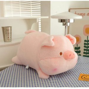 peluche cochon douce et câline