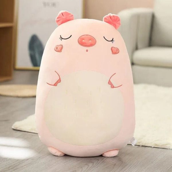 peluche cochon squishmallow endormi