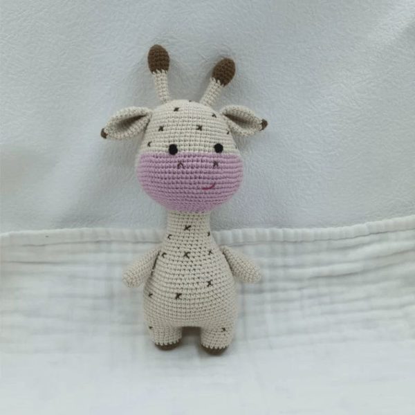 peluche crochet girafe glouton