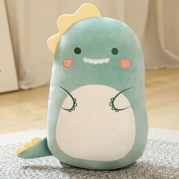 peluche dinosaure squishmallow souriant