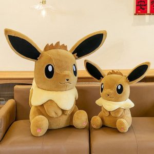 peluche évoli pokémon assise douce