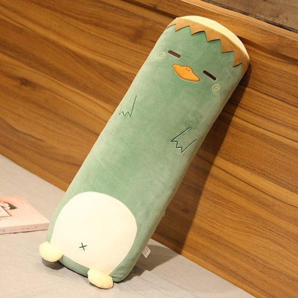 peluche géante canard endormi