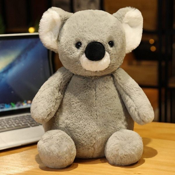 peluche koala gris et tout doux