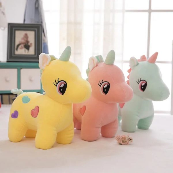 peluche licorne multicolore