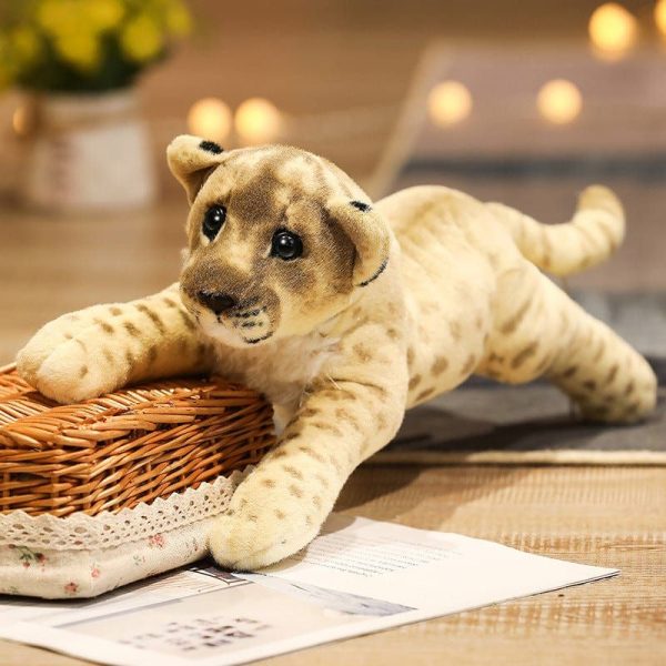 peluche lion bébé mignon