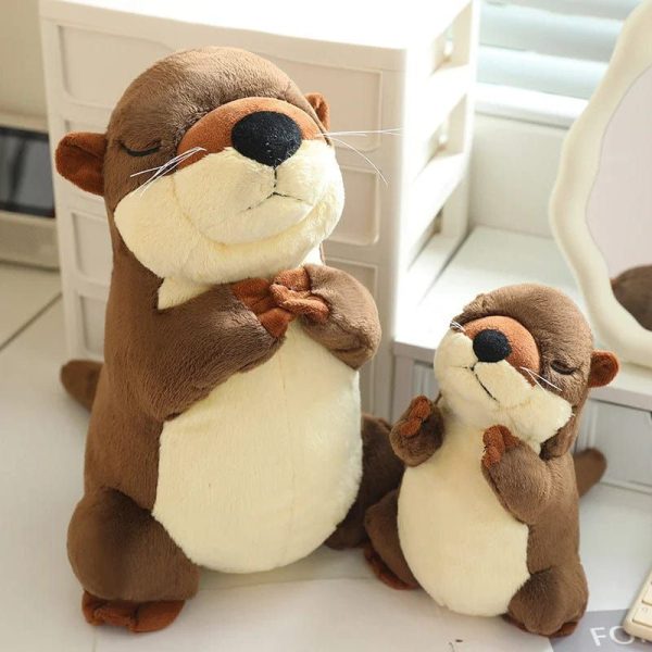 peluche loutre mignonne à câliner