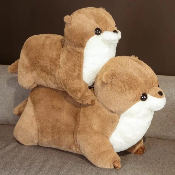 peluche loutre toute douce