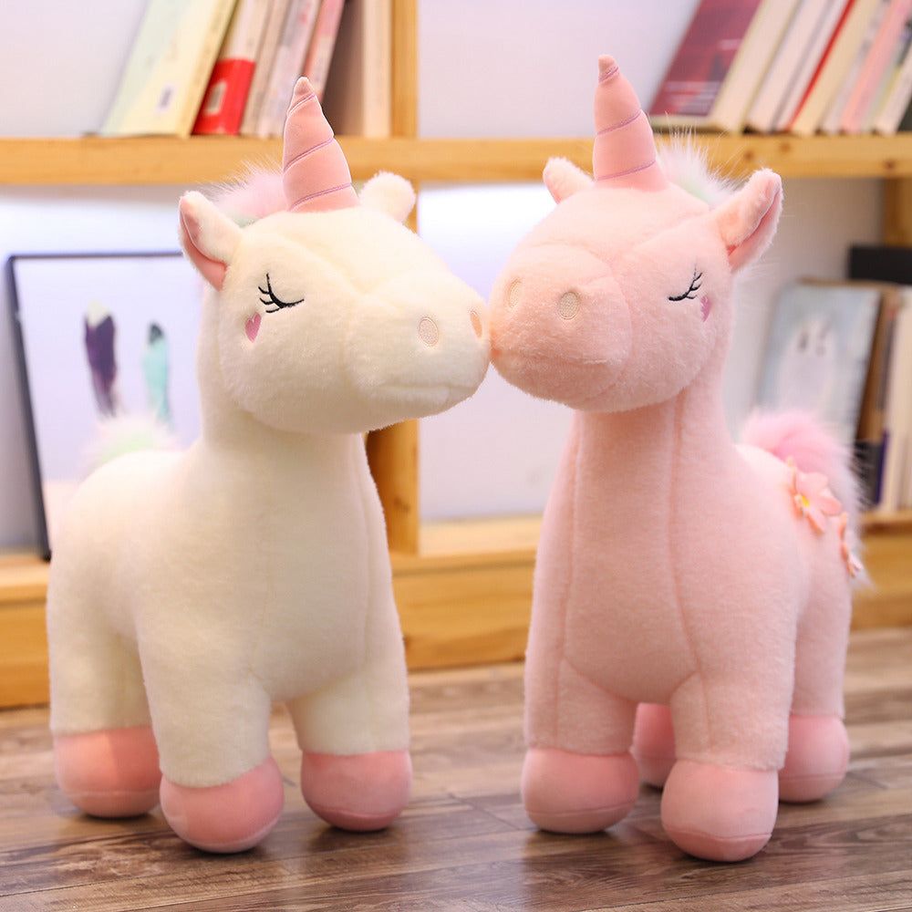 peluche magique licorne colorée