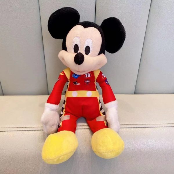 peluche mickey mouse en tenue de course