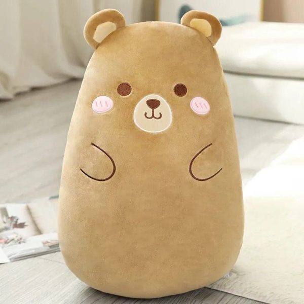 peluche ourson squishmallow aux joues roses