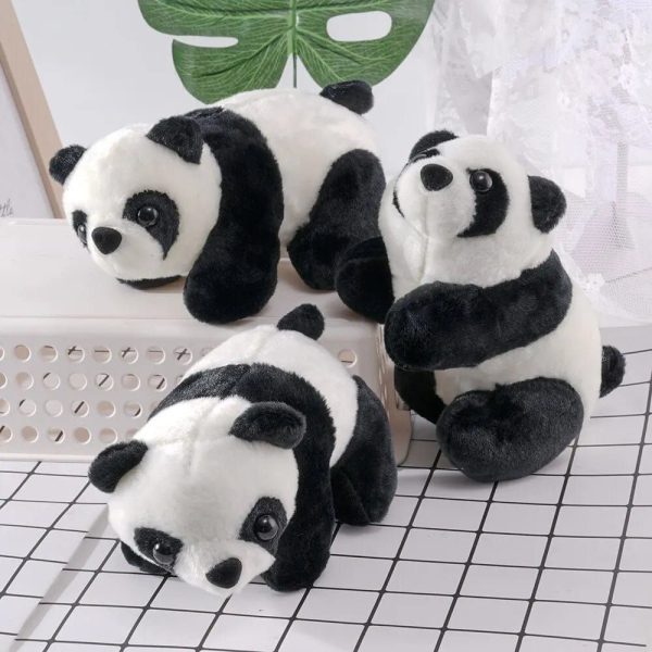 peluche panda blanc et noir