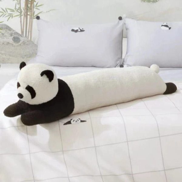 peluche panda long à câlins