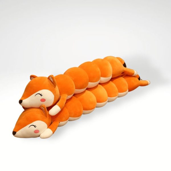 peluche renard géant à câlins