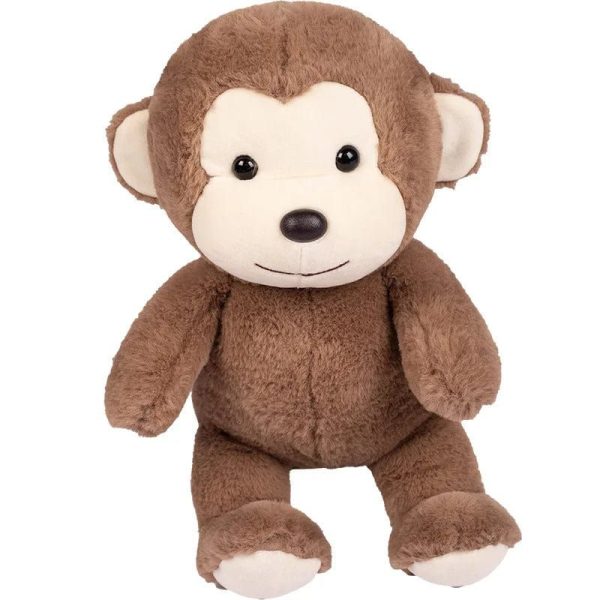 peluche singe marron mignonne