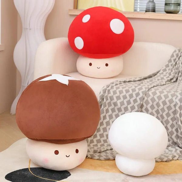 peluche squishmallow champignon coloré