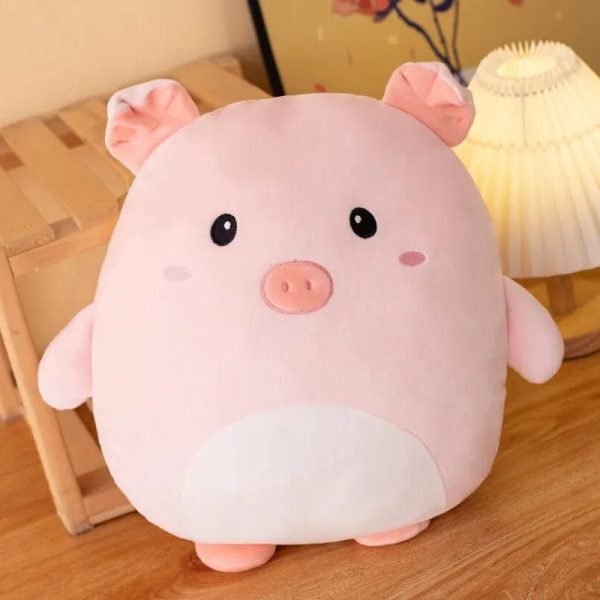 peluche squishmallow cochon rose