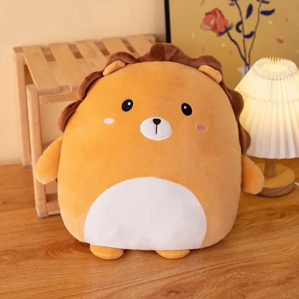 peluche squishmallow lion orange petit et mignon