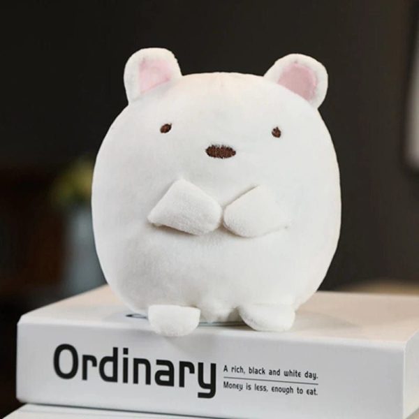 peluche squishmallow petit ours blanc