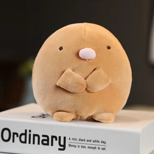 peluche squishmallow petite taupe marron