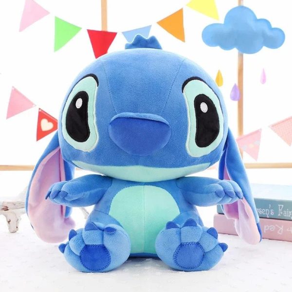 peluche squishmallow Stitch bleu
