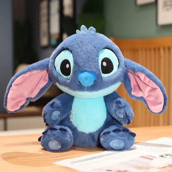 peluche stitch bleu longues oreilles