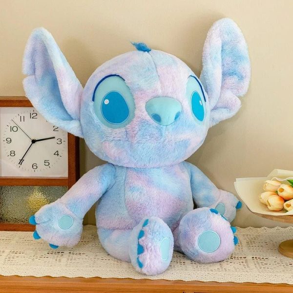 peluche Stitch douce bleu dégradé
