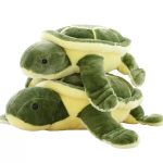 peluche tortue verte et jaune