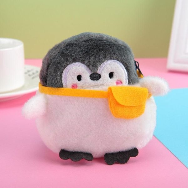 sac en peluche bébé pingouin