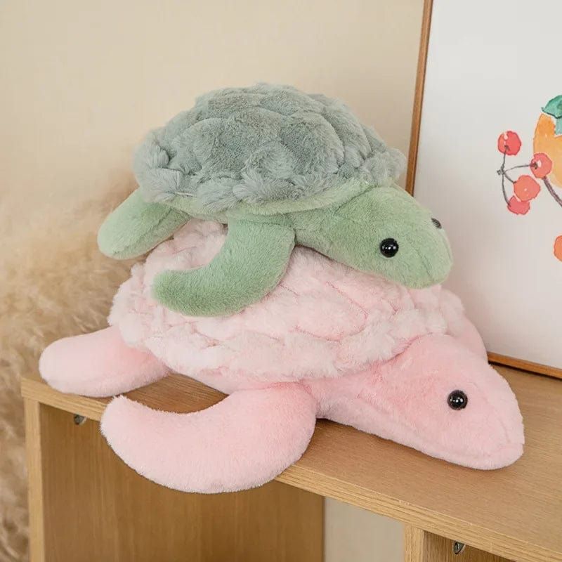 tortue en peluche multicolore pour décoration