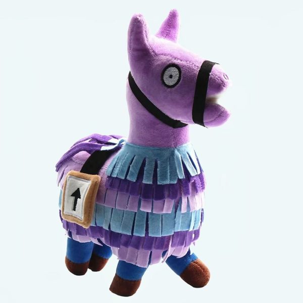 peluche alpaga fortnite violet doux câlin enfant