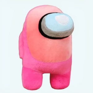 peluche among us rose saumon douce enfant amusant