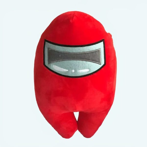 peluche among us rouge personnage amusant doux