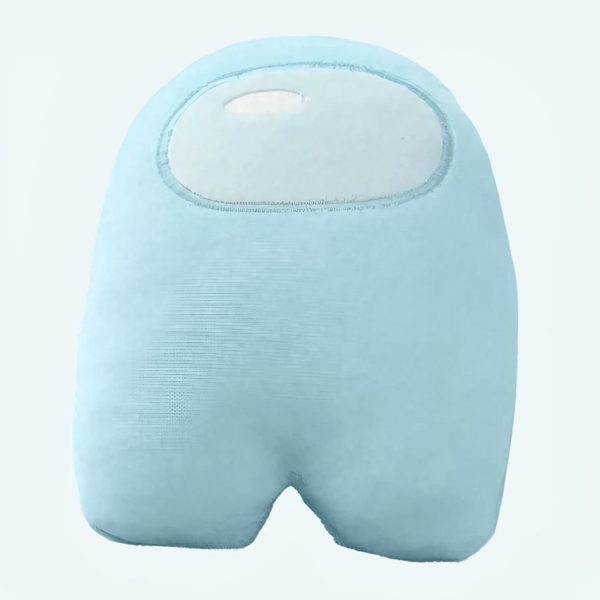peluche among us turquoise douce câline enfant