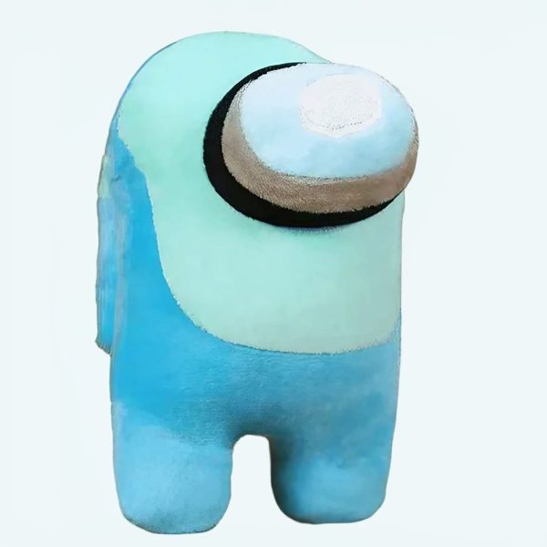 peluche among us turquoise moelleuse compagnon jeu