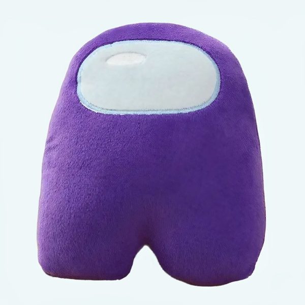 peluche among us violette douce enfant jeu câlin
