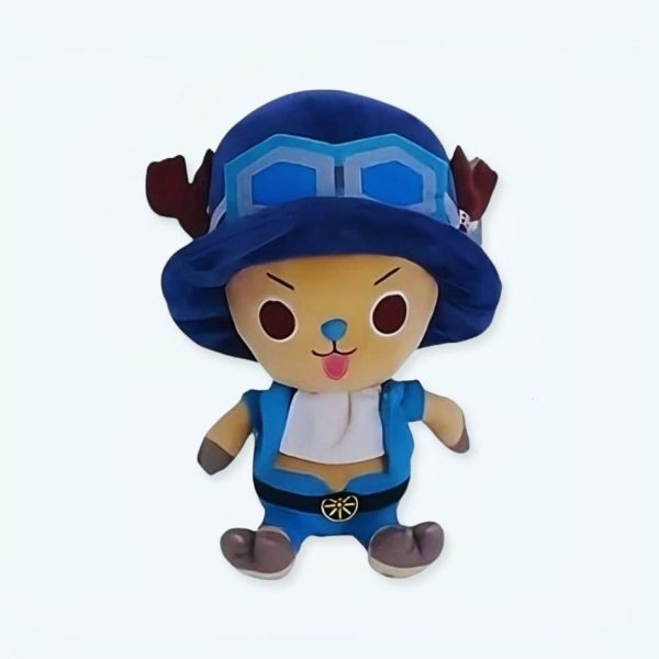 peluche Chopper One Piece bleu