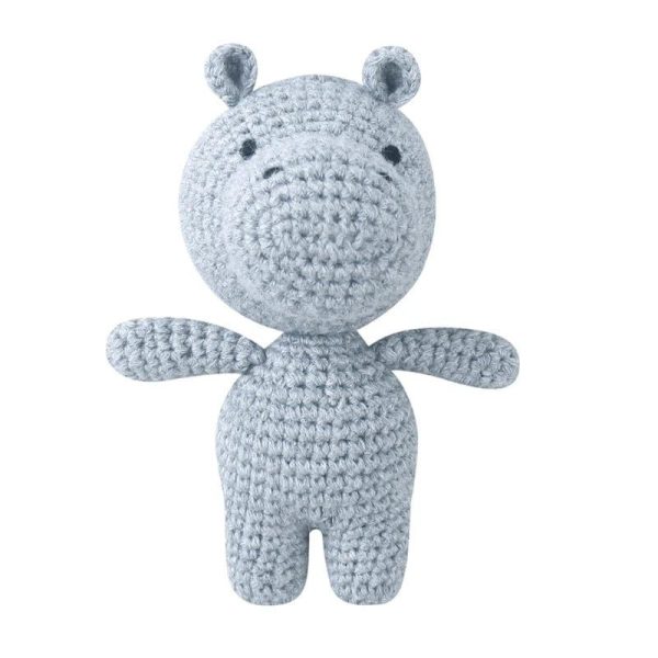 peluche crochet hippopotame