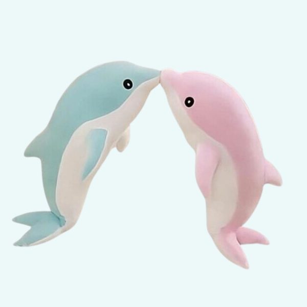 peluche dauphin océan doux câlin enfant