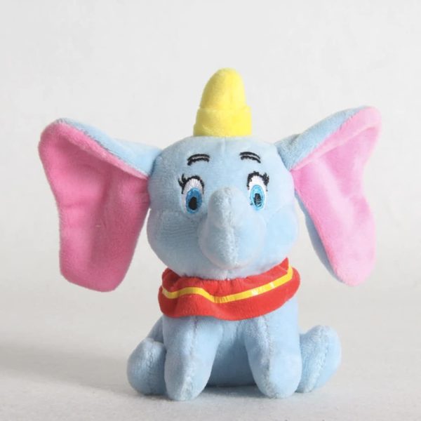 peluche Dumbo éléphant bleu doux enfant câlin