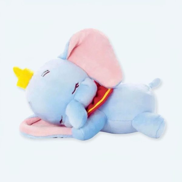 peluche Dumbo éléphant endormi doux et câlin
