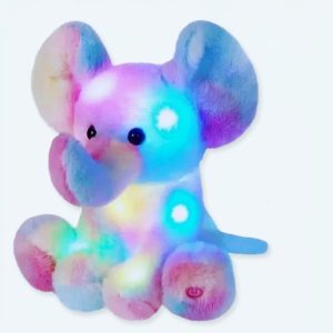 peluche éléphant veilleuse douce chambre enfant nuit
