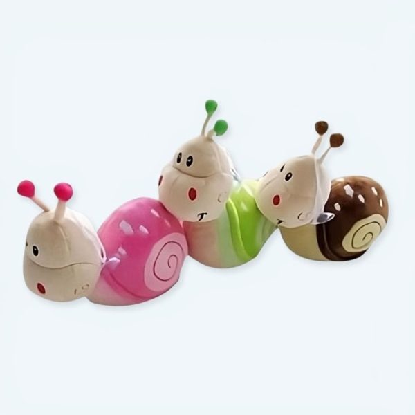 peluche escargot doux surprise enfant